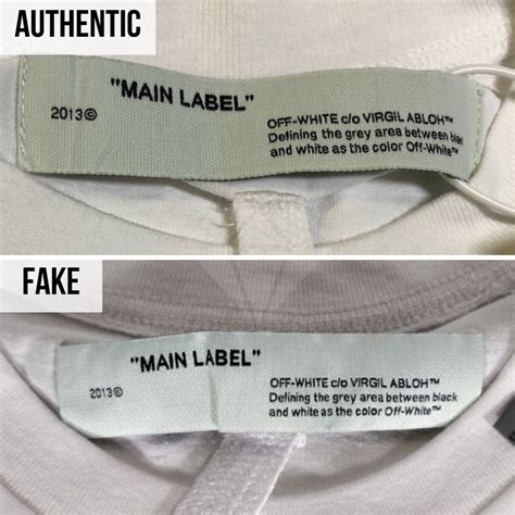 false off white t shirt